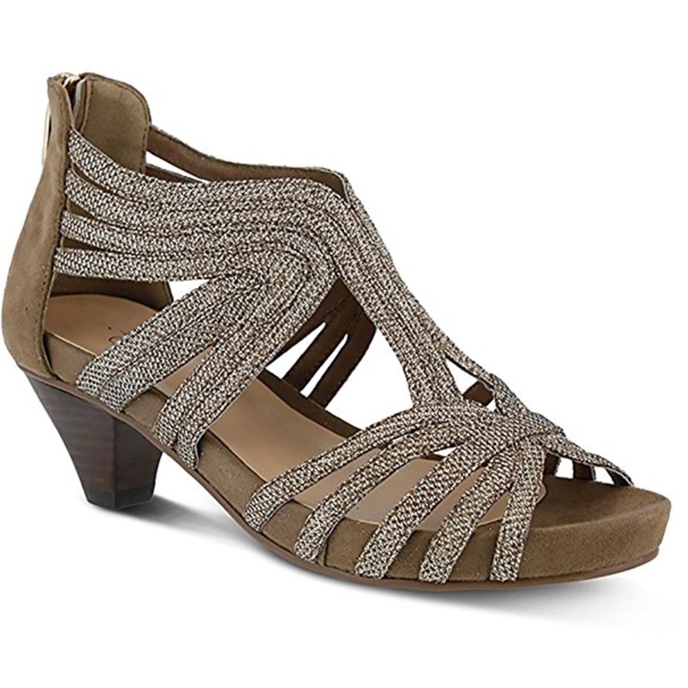Azura Gold Sandals